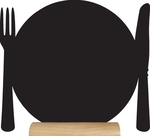 Krijtbord Securit bord 10x12cm houten voet-2