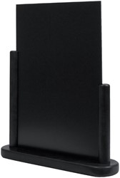 Krijtbord Securit 32x28x7cm zwart hout