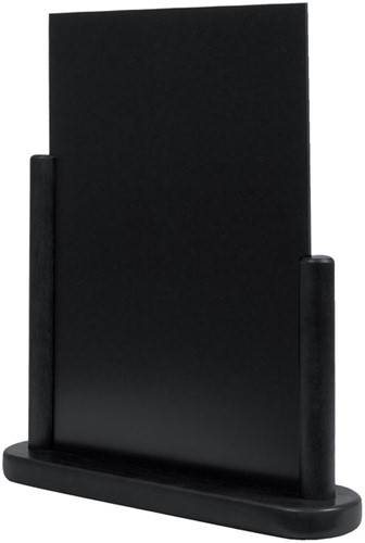 Krijtbord Securit 32x28x7cm zwart hout