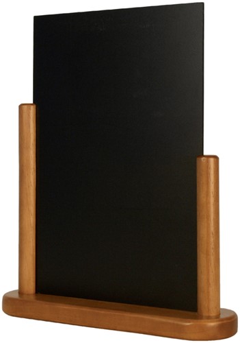 Krijtbord Securit 32x28x7cm teak hout