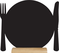 Securit tafelstandaard houten voet special