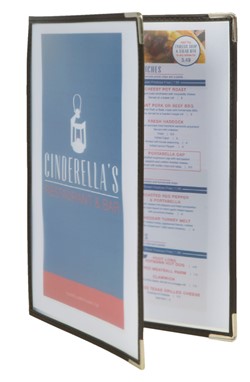 Securit menuhouder transparant