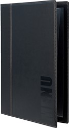 Menukaart Securit A4 1x 2 tas pu leer zwart