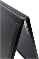 Stoepbord Securit 55x85x3cm zwart hout-2