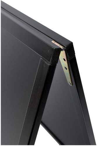 Stoepbord Securit 55x85x3cm zwart hout-2