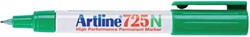 Fineliner Artline 725 rond 0.4mm groen