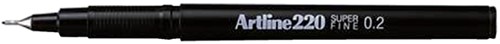 Fineliner Artline 220 rond 0.2mm blauw