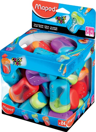 Puntenslijper Maped Colorpeps dubbel ass.