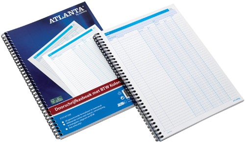 Doorschrijfkasboek BTW 50x2vel carbon A5414-012