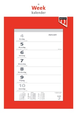 Quantore weekkalender