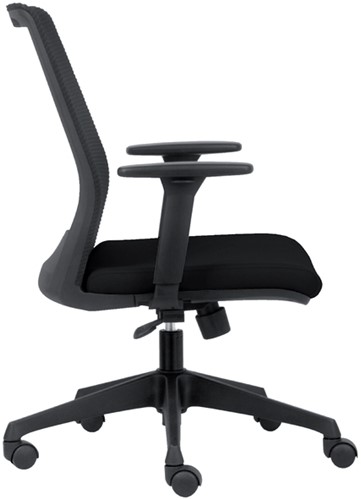 Bureautsoel Euroseats Evora zwart-3