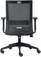 Bureautsoel Euroseats Evora zwart-2