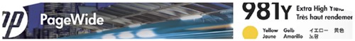 Inktcartridge HP L0R15A (981Y) EHC geel