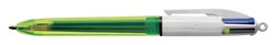 Bic 4-kleurenbalpen Fluo