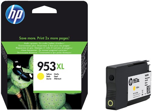 Inktcartridge HP F6U18AE (953XL) 1.6K geel