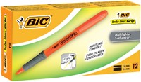 Tekstmarker Bic grip oranje-3