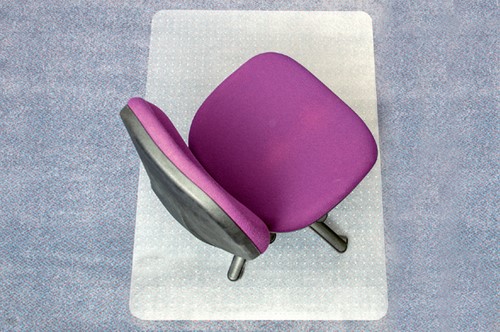 Stoelmat 120x150cm Floortex PVC tapijtvloer-2