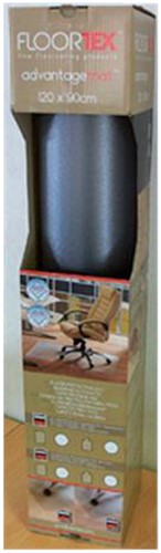 Stoelmat  90x120cm Floortex PVC tapijtvloer op rol