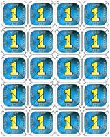 Consumptie breekmunt blauw pk/200