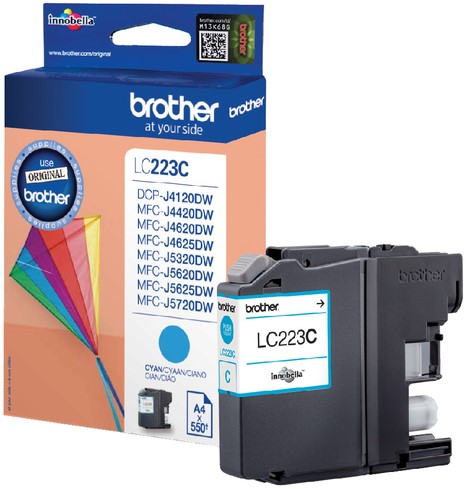 Inktcartridge Brother LC223 cyaan