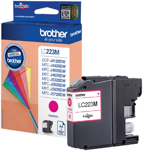 Inktcartridge Brother LC223 magenta 