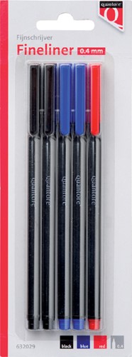 Fineliner Quantore assorti pk/5