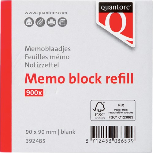 Memokubus navulset 9x9x9cm pk/900vel-3