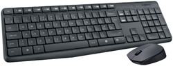 Logitech draadloos toetsenbord + muis MK235