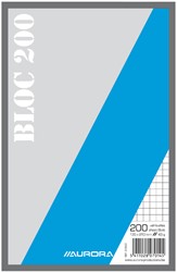 Kladblok 210x135mm ruit 5x5mm 200vel