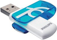 USB-stick 2.0 Philips Vivid Key Type 16GB blauw
