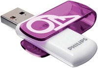USB-stick 2.0 Philips Vivid Key Type 64GB paars