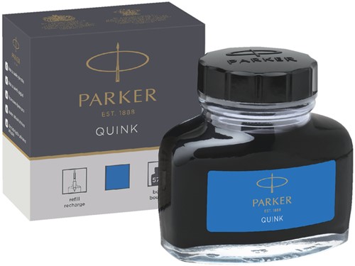 Vulpeninkt Parker 57ml uitwasbaar blauw ds/5