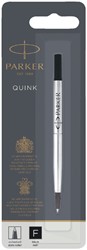Rollerballvulling Parker 0.5mm F zwart blister