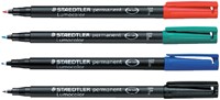 Viltstift Staedtler 318 F permanent rood-2