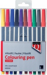 Viltstift Quantore assorti pak/10