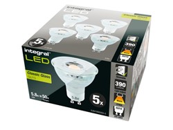 Integral ledlamp GU10 dimbaar