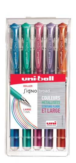 Uni-ball rollerpen Signo Broad Metallic