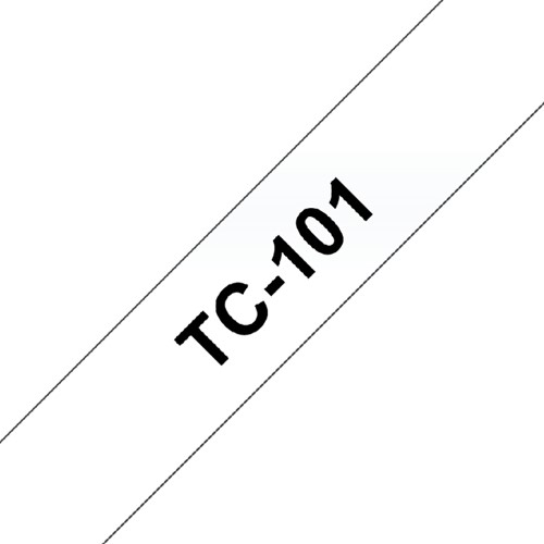 Brothertape TC-101 12mm zwart op transparant-2