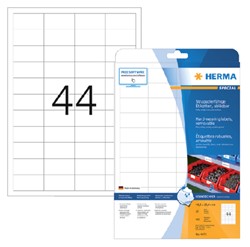 Herma polyester etiketten verwijderbaar