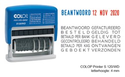 Colop woord-/datumstempel S120/WD