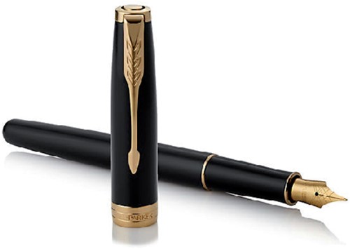 Vulpen Parker Sonnet Black Lacquer GT F-3