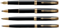 Vulpen Parker Sonnet Black Lacquer GT F-1
