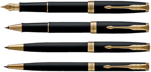 Vulpen Parker Sonnet Matte Black GT M-3