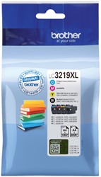 Inktcartridge Brother LC3219XL Value Pack 1xzwart/3xkleur