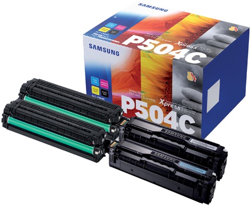 Tonercartridge Samsung CLT-P504C/ELS zwart 2.5K + 3x kleur 1.8K set/4