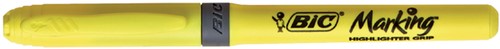 Tekstmarker Bic grip geel-2