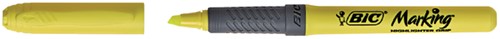 Tekstmarker Bic grip geel