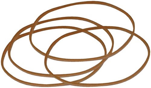 Elastiekjes 1,5mm x  80mm 18 ds/50gram 160stuks