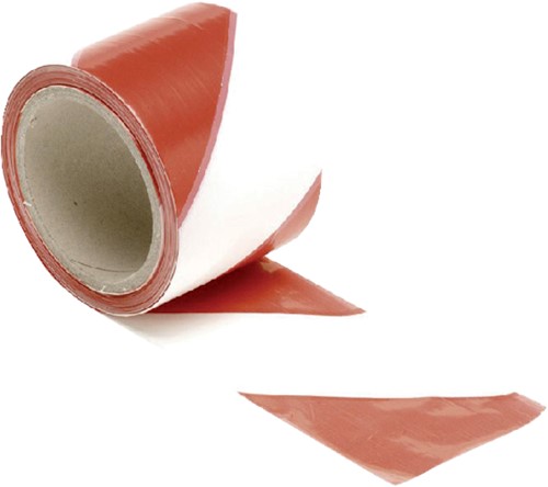 Signalisatielint 100 meter rood/wit