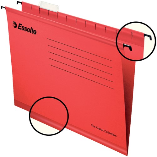 Hangmappen Penda Folio V rood